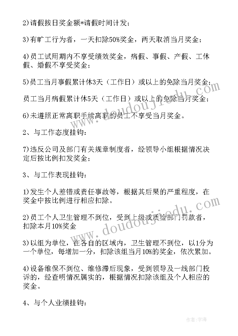 2023年分配方案的格式及 奖金分配方案(优质10篇)