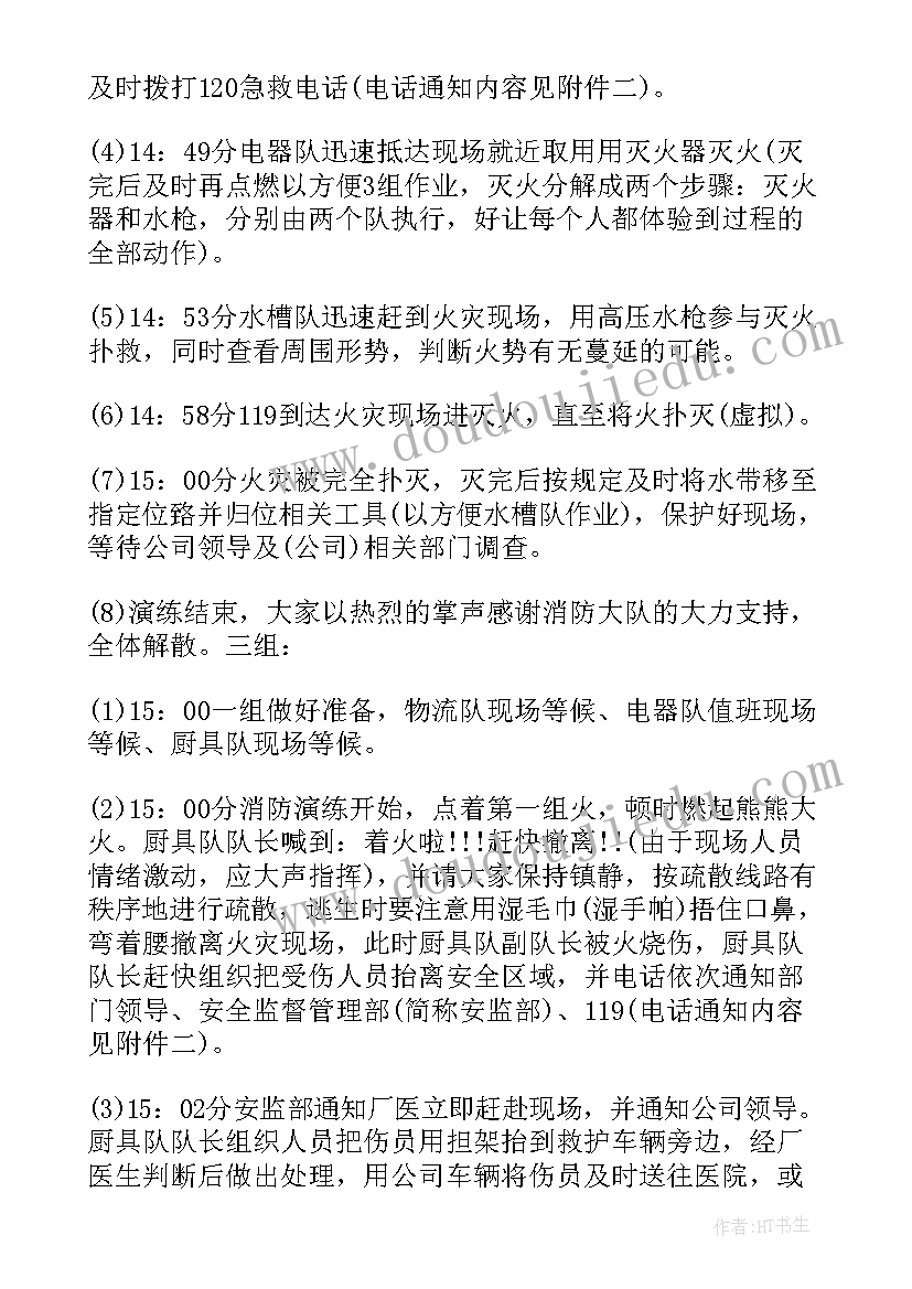 最新春季防火消防演练方案 消防防火安全逃生演练实施方案(优秀5篇)