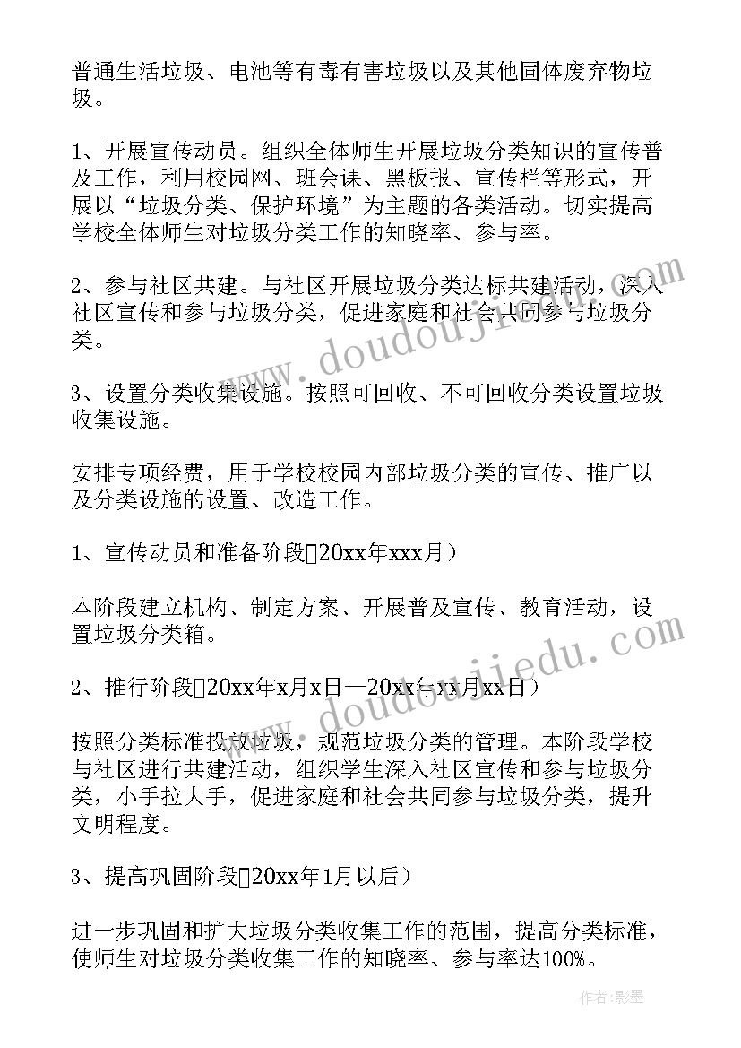 最新青少年垃圾分类活动方案(优质10篇)