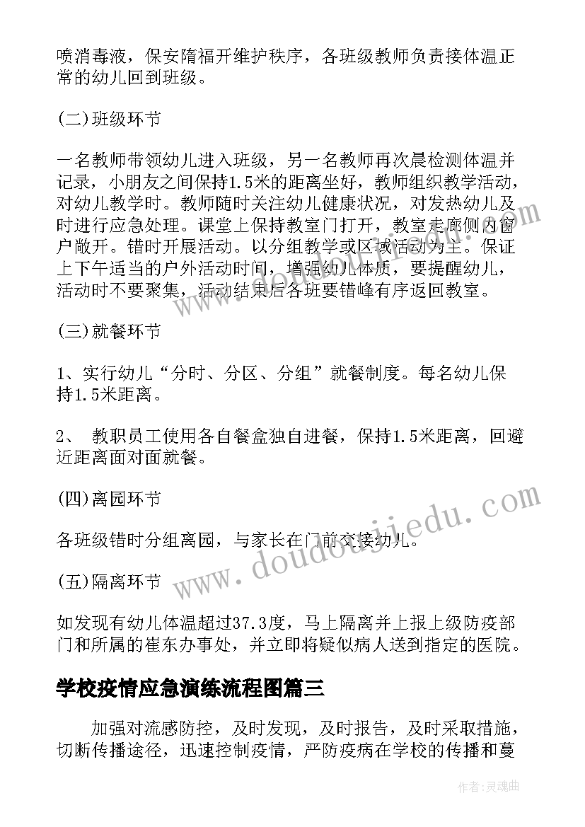 最新学校疫情应急演练流程图 学校疫情防控应急演练方案及流程(实用5篇)