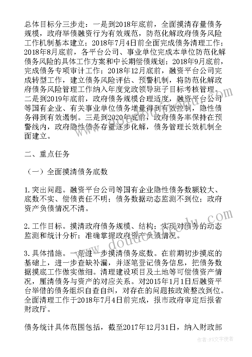 最新公司化解债务方案 公司存量债务化解方案(汇总5篇)