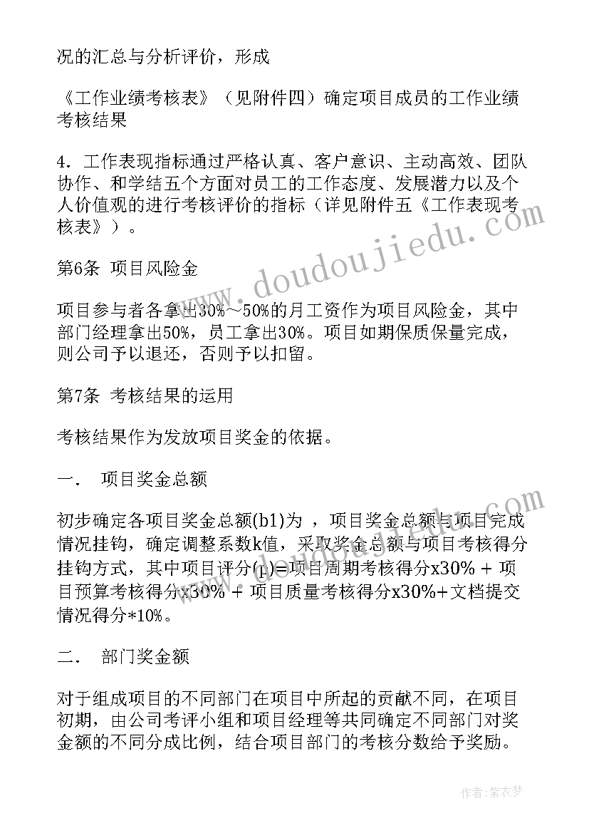 2023年团队考核方案(精选5篇)