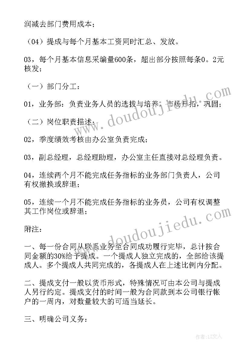 高管薪酬方案(模板8篇)