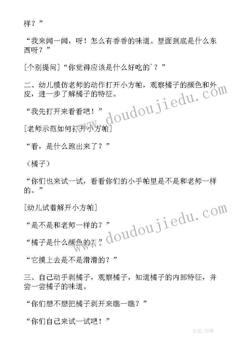 2023年卖橘子宣传 幼儿园小班橙子和橘子活动方案设计(实用5篇)