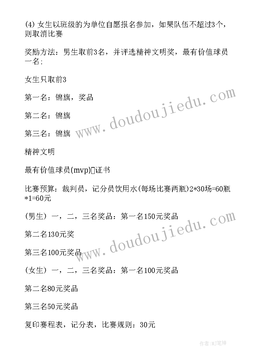 篮球方案幼儿园重难点 篮球比赛方案(大全6篇)