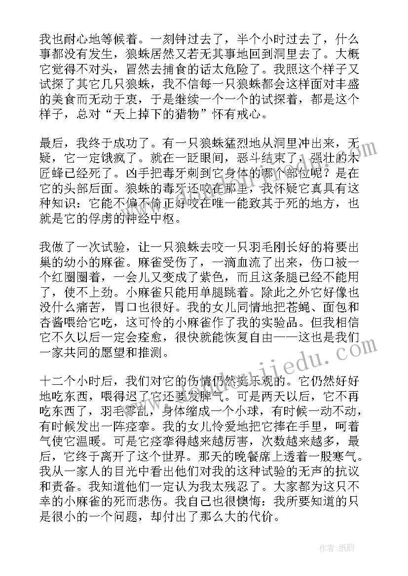 2023年读后感手帐排版 昆虫记读后感手抄报(优质5篇)