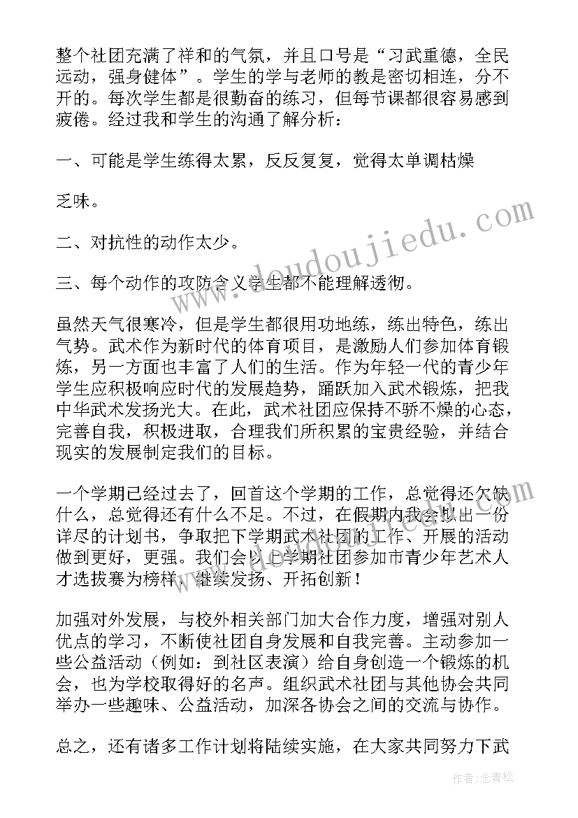 武术指导工资 武术教师工作总结报告(精选7篇)