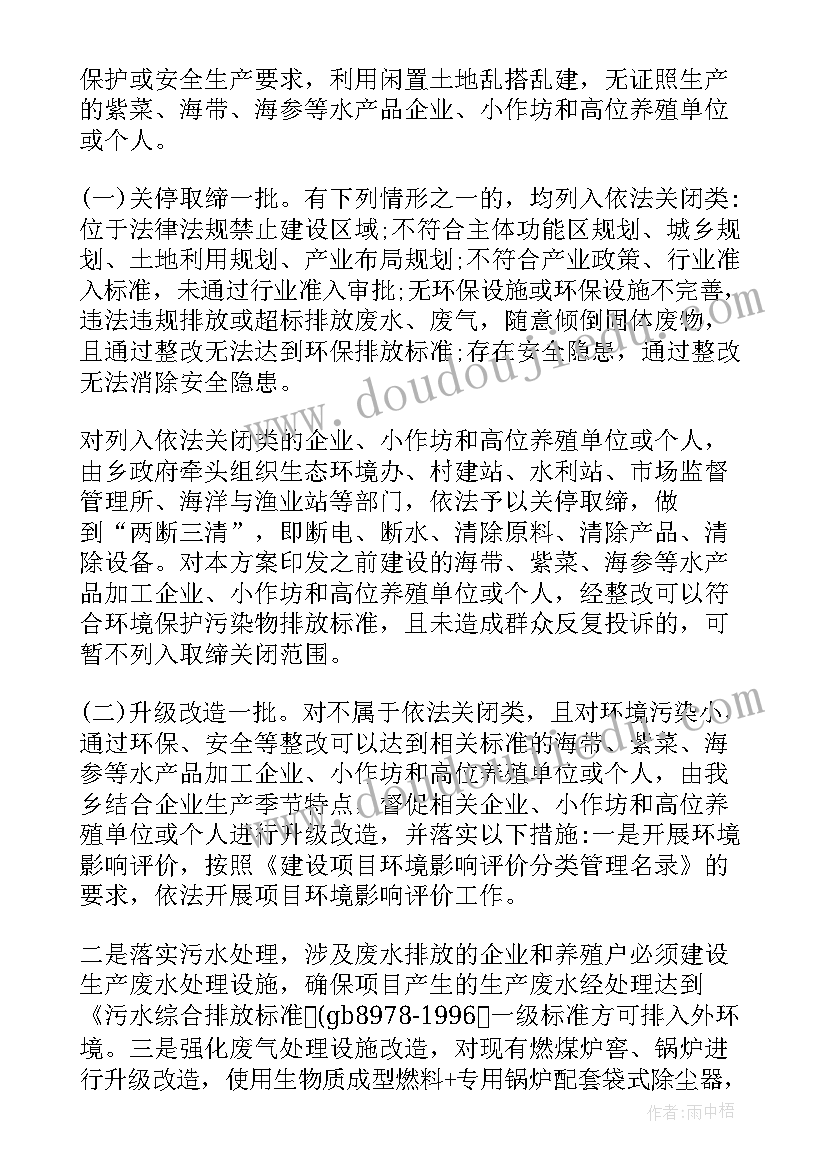 养殖场用地一亩交多少钱 农田水产养殖整改方案(精选6篇)