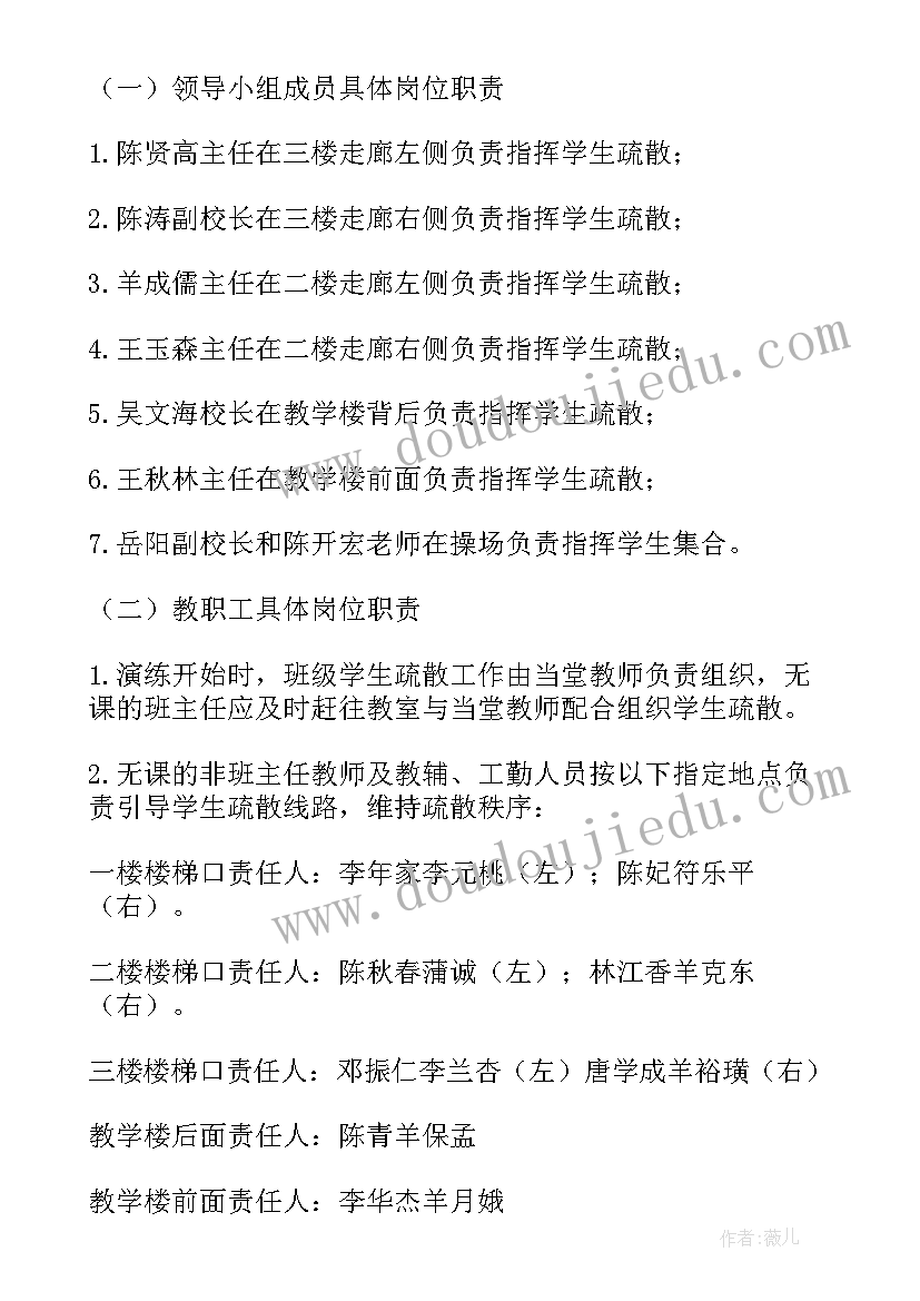 2023年防踩踏紧急疏散演练方案 防踩踏疏散演练方案(优秀5篇)