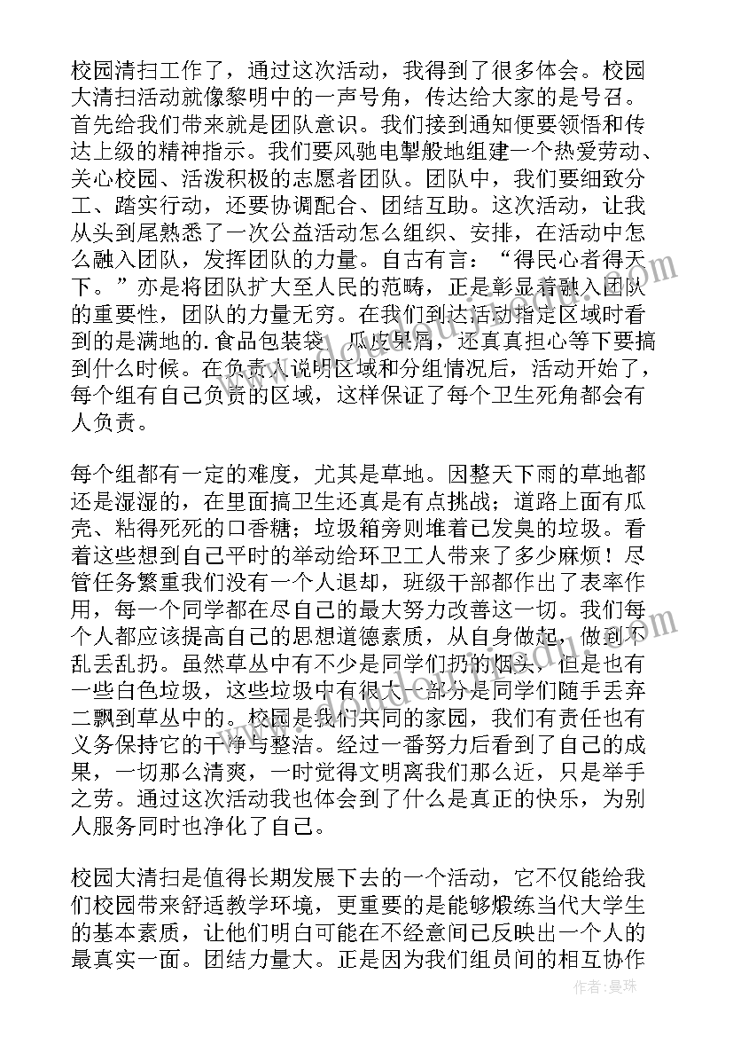 卫生志愿活动总结(大全5篇)