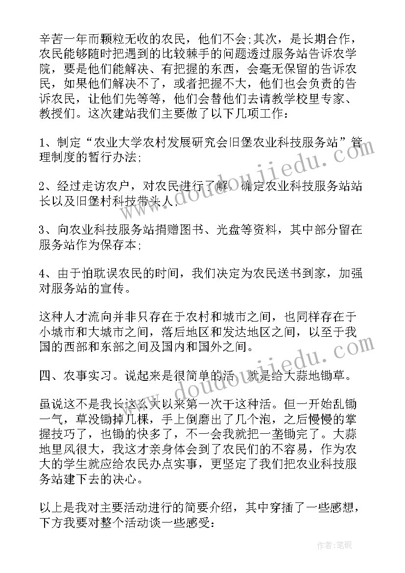 2023年大学生农村社会实践报告 农村街道社会实践报告(实用6篇)