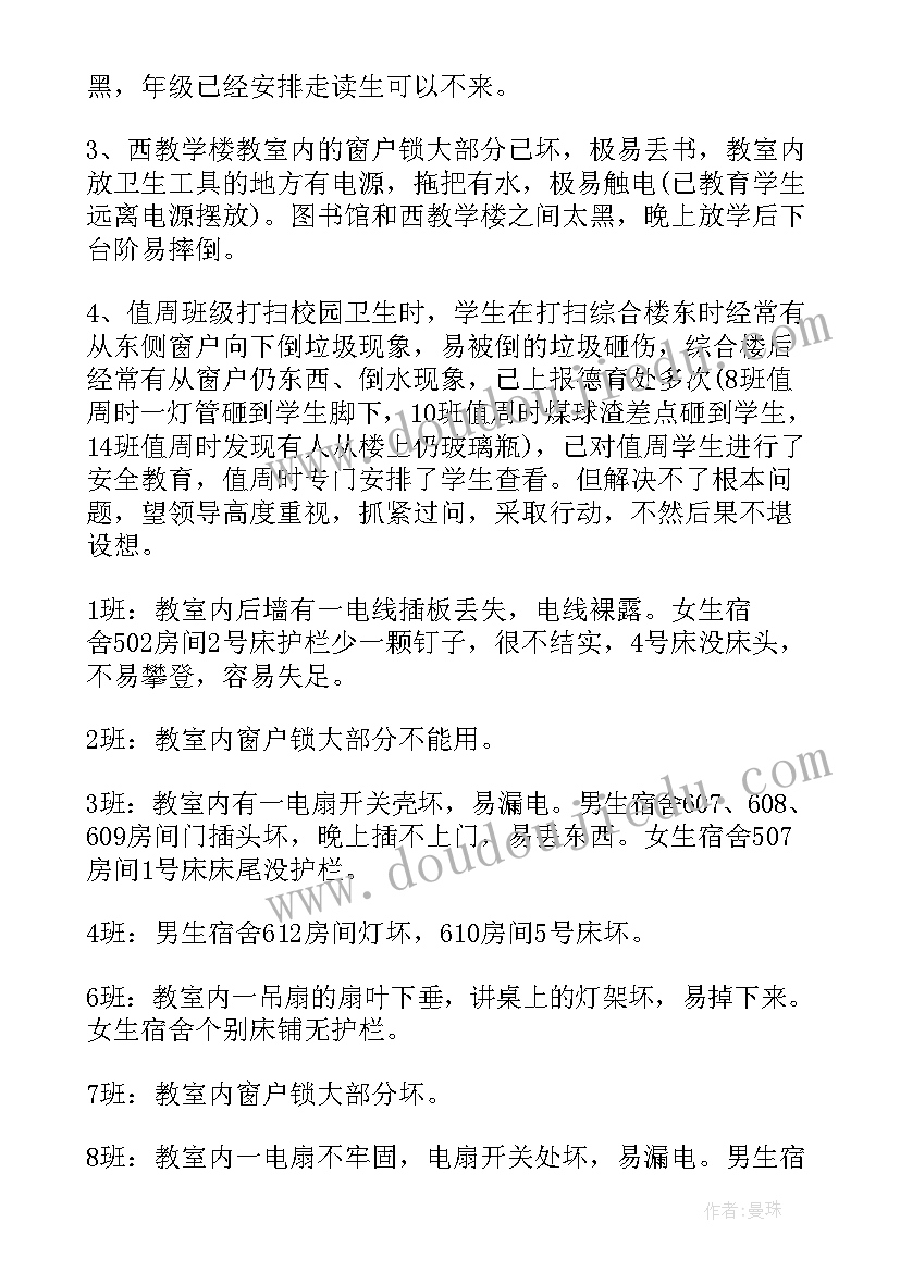 最新寝室检查方案(模板10篇)