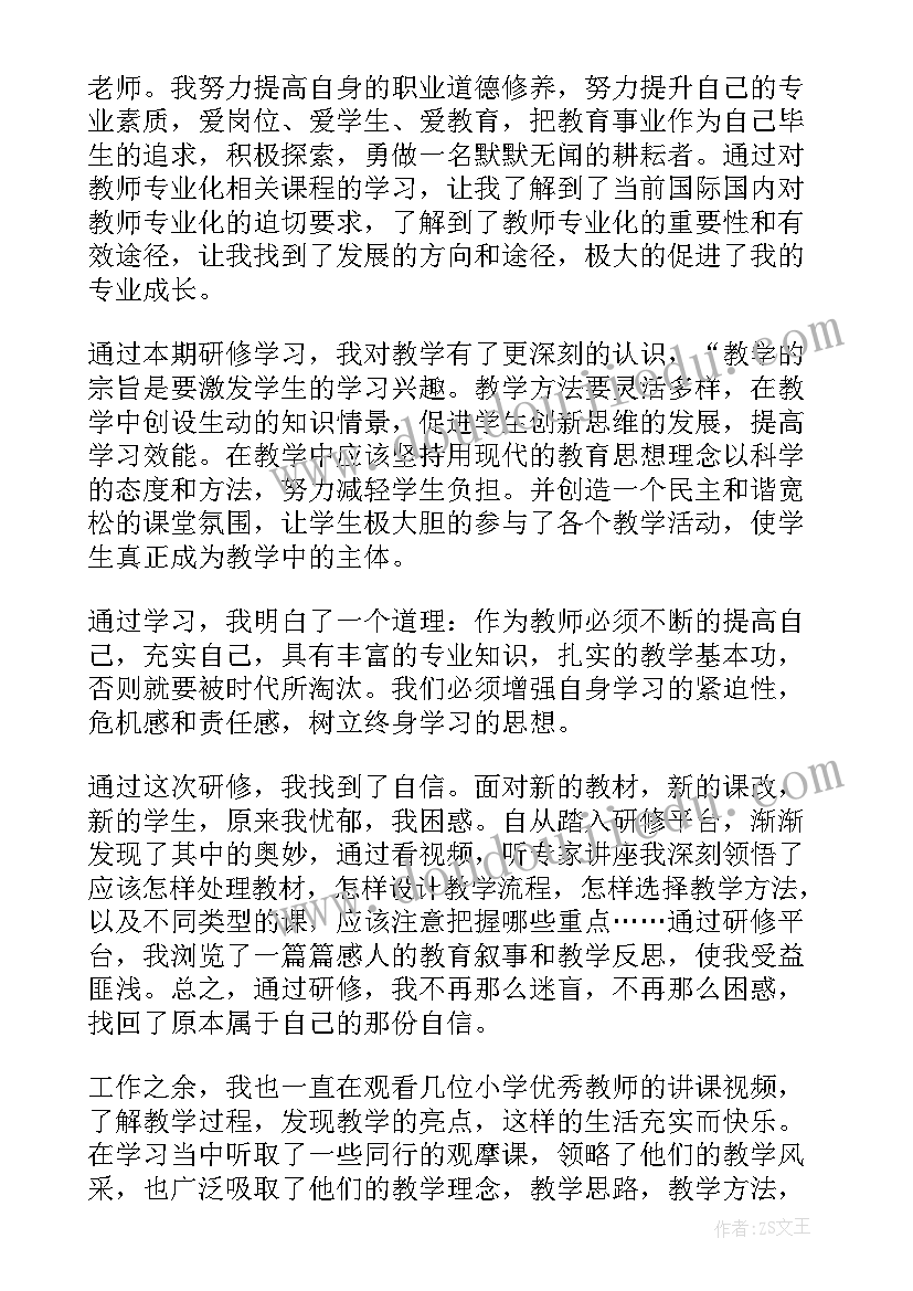 2023年小学教师个人研修总结 小学校本研修个人总结(精选7篇)