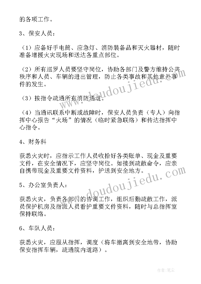 简单灭火和应急疏散预案(模板8篇)