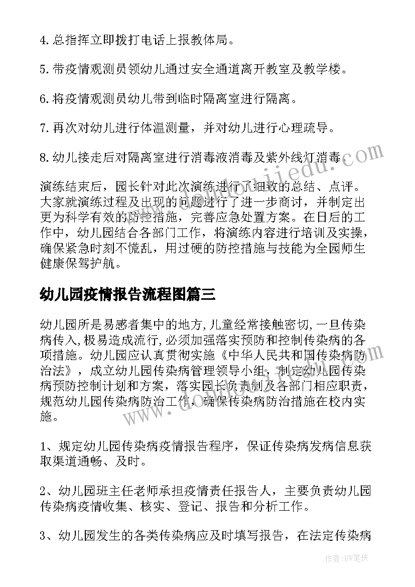 最新幼儿园疫情报告流程图 幼儿园疫情报告制度及流程(优秀5篇)