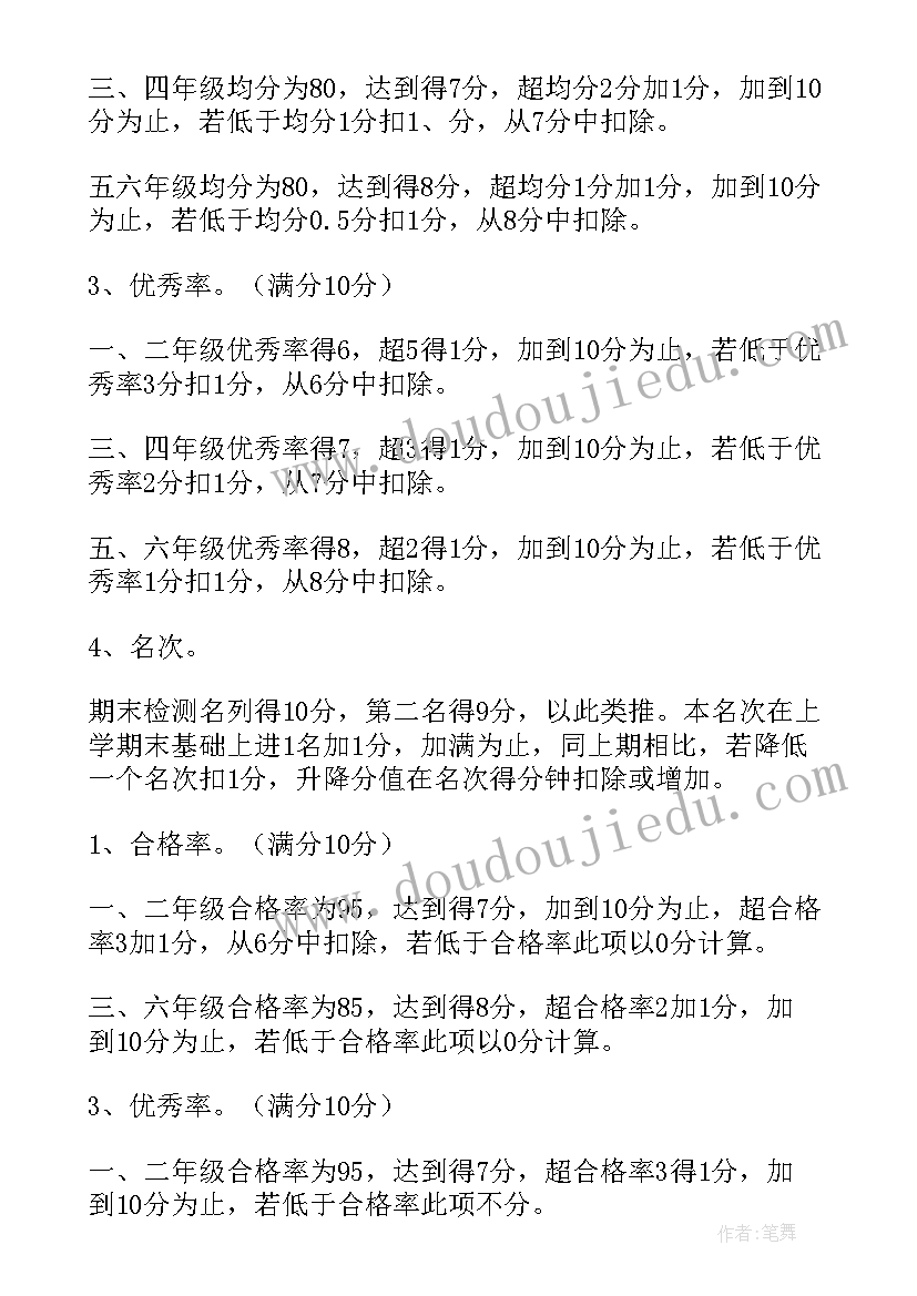 小学教师评价标准与方案的区别(通用5篇)