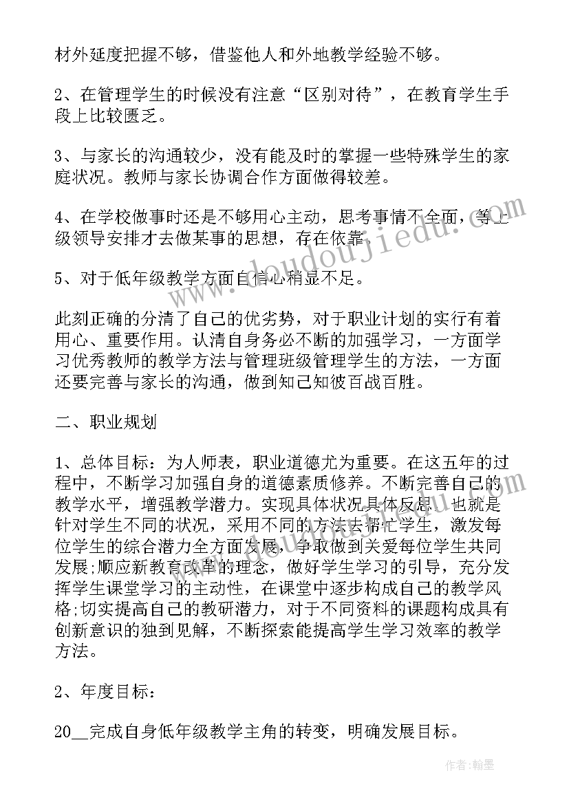 2023年我的职业生涯规划报告书(通用7篇)