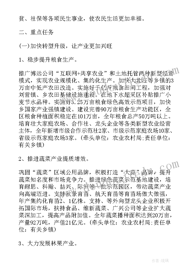 最新湖南乡村振兴工作计划(优秀5篇)