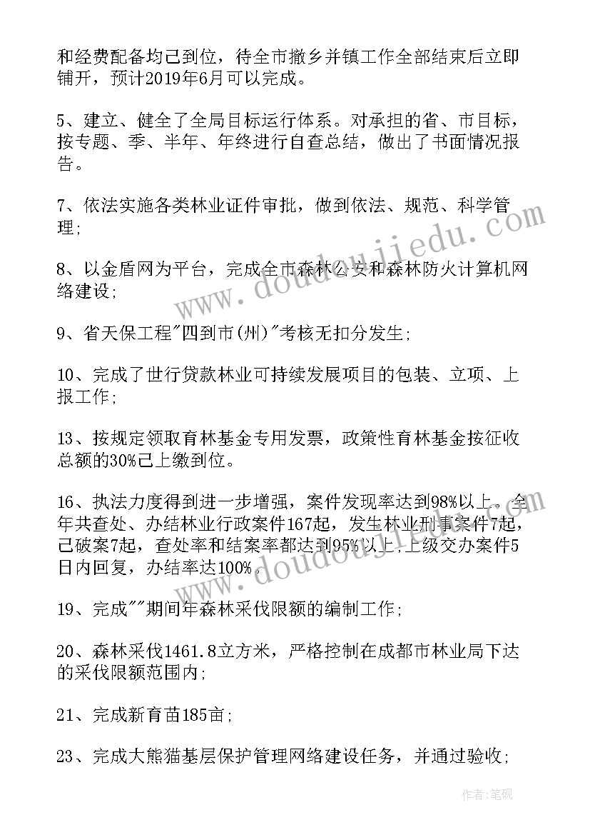 2023年高新区项目建设汇报 林业局工作目标完成情况的自查报告(优质8篇)