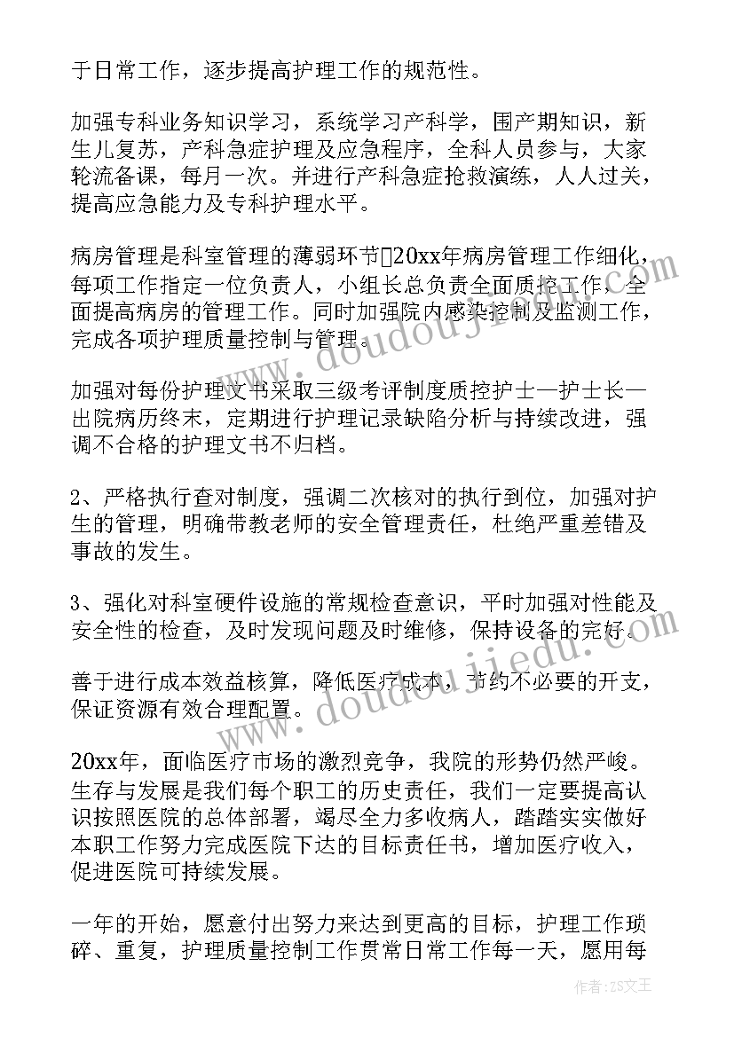 2023年产科年度工作总结和计划表(通用6篇)