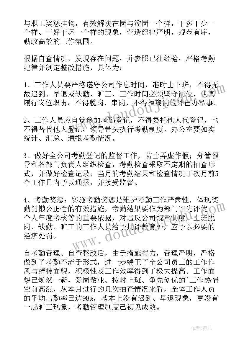 2023年医院党费管理专项检查自查报告 考勤管理专项检查自查报告(优质5篇)