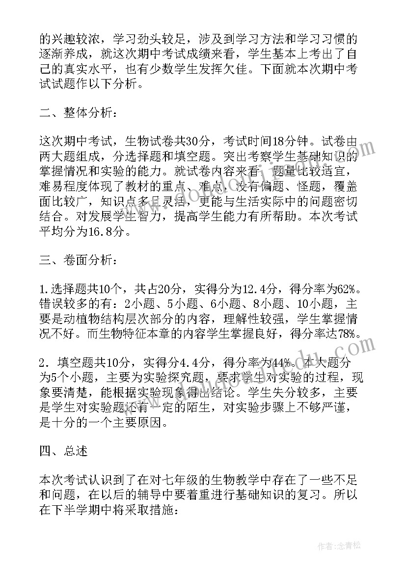 最新期试试卷分析报告 初三数学期试试卷分析报告(优秀5篇)