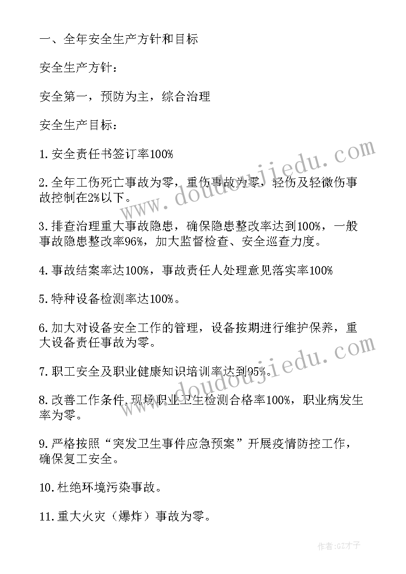 最新安全生产监督年度计划(实用6篇)