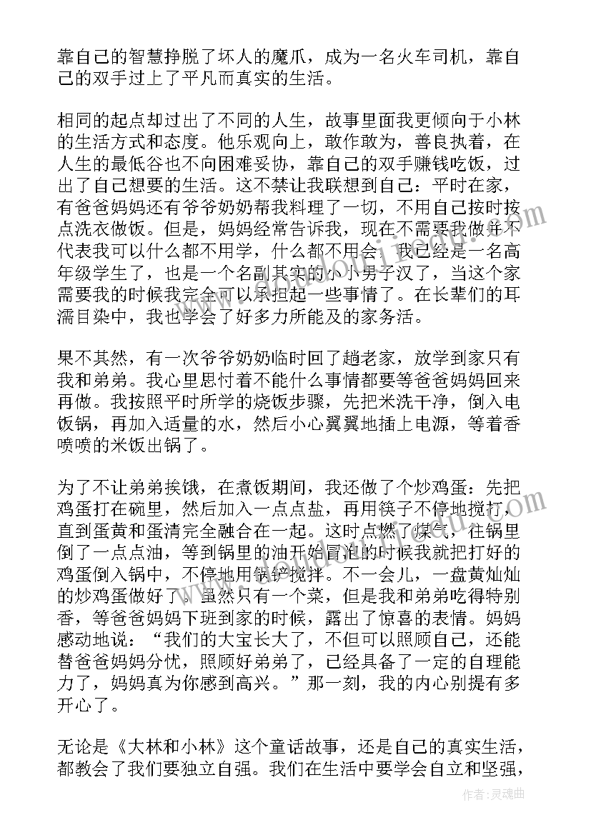 最新大林和小林读书心得(通用5篇)