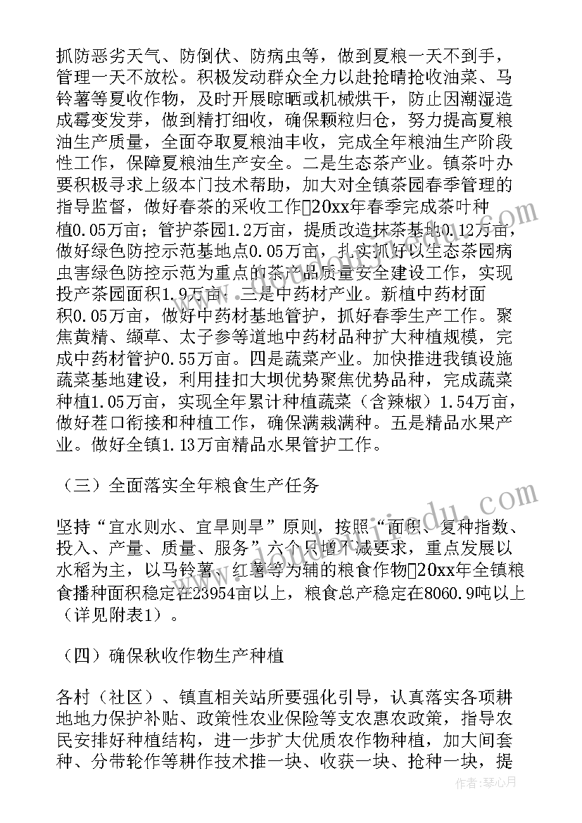 2023年农业生产方案(精选5篇)