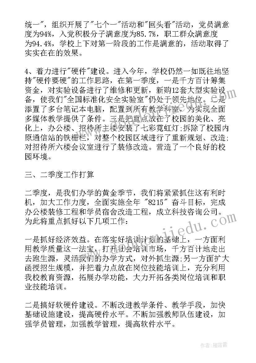 医院一季度工作总结(大全5篇)