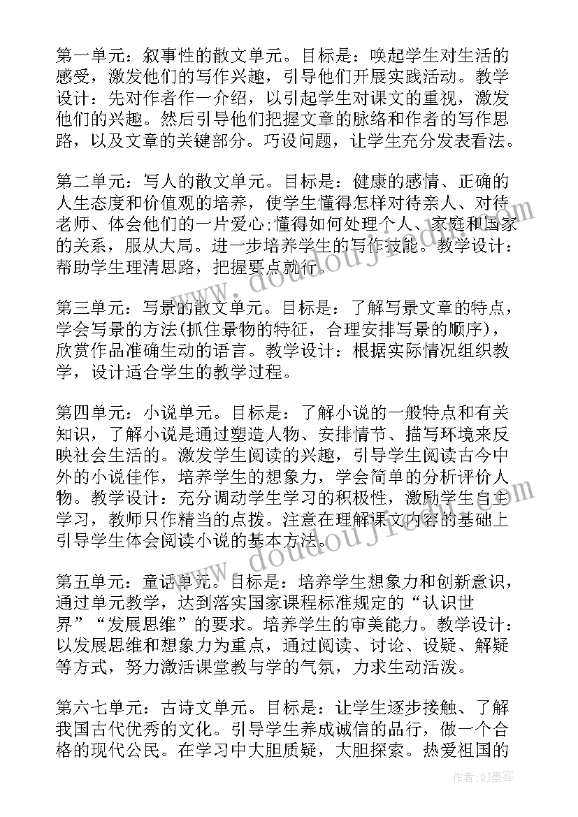 初一语文教师教学工作计划 初一语文教学工作计划(大全6篇)