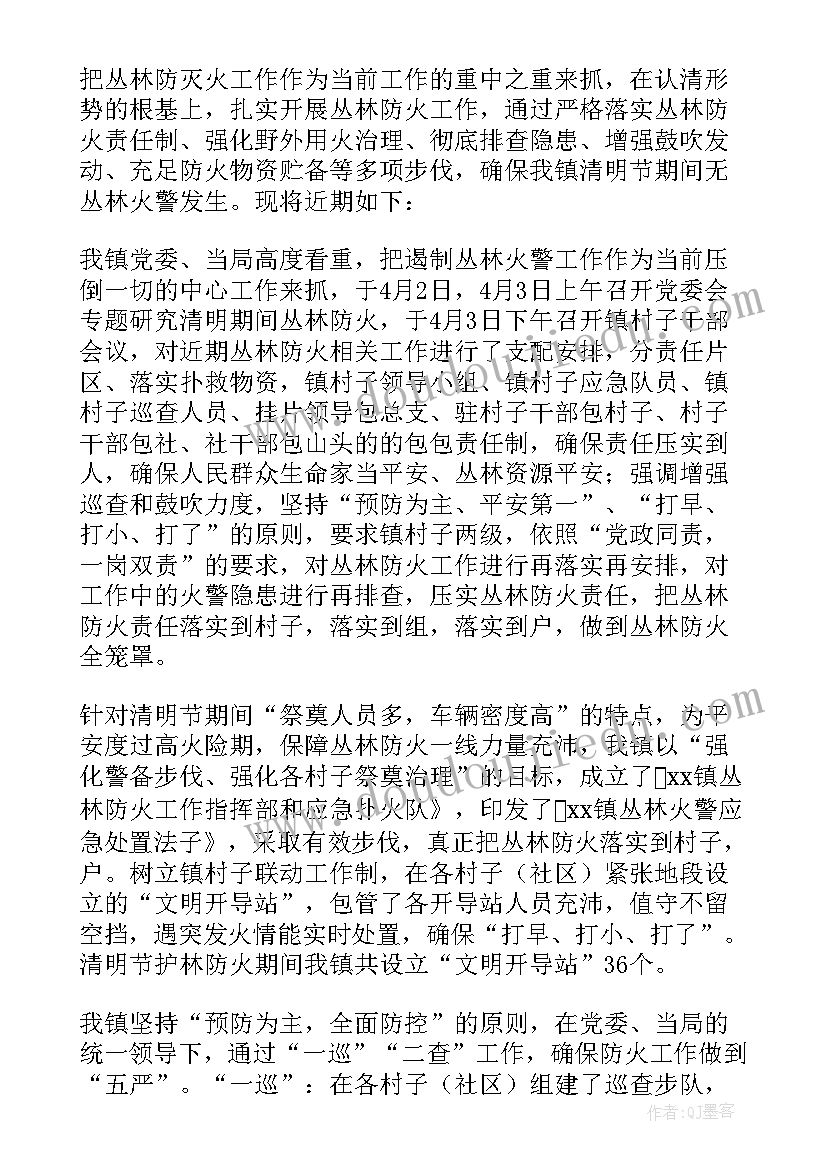 最新防火期间工作总结(精选5篇)