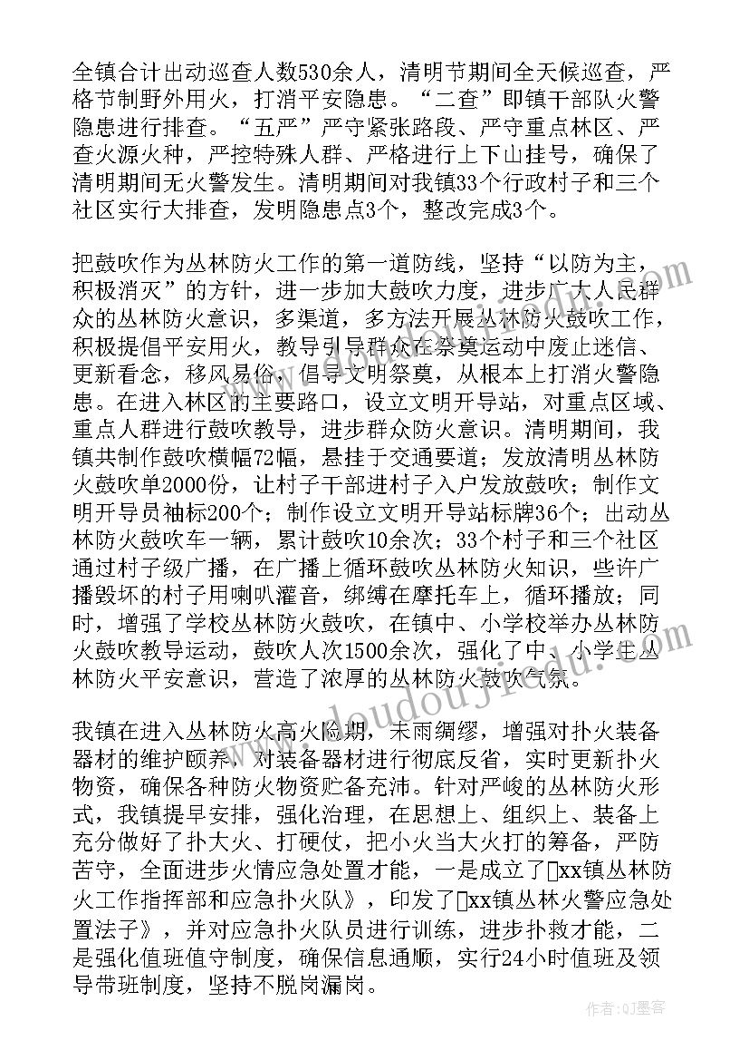 最新防火期间工作总结(精选5篇)