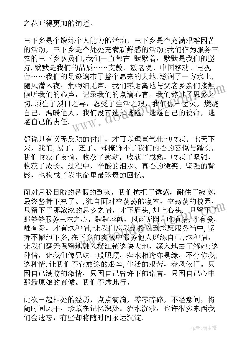 最新暑假三下乡社会实践活动个人总结做核酸志愿者(精选8篇)