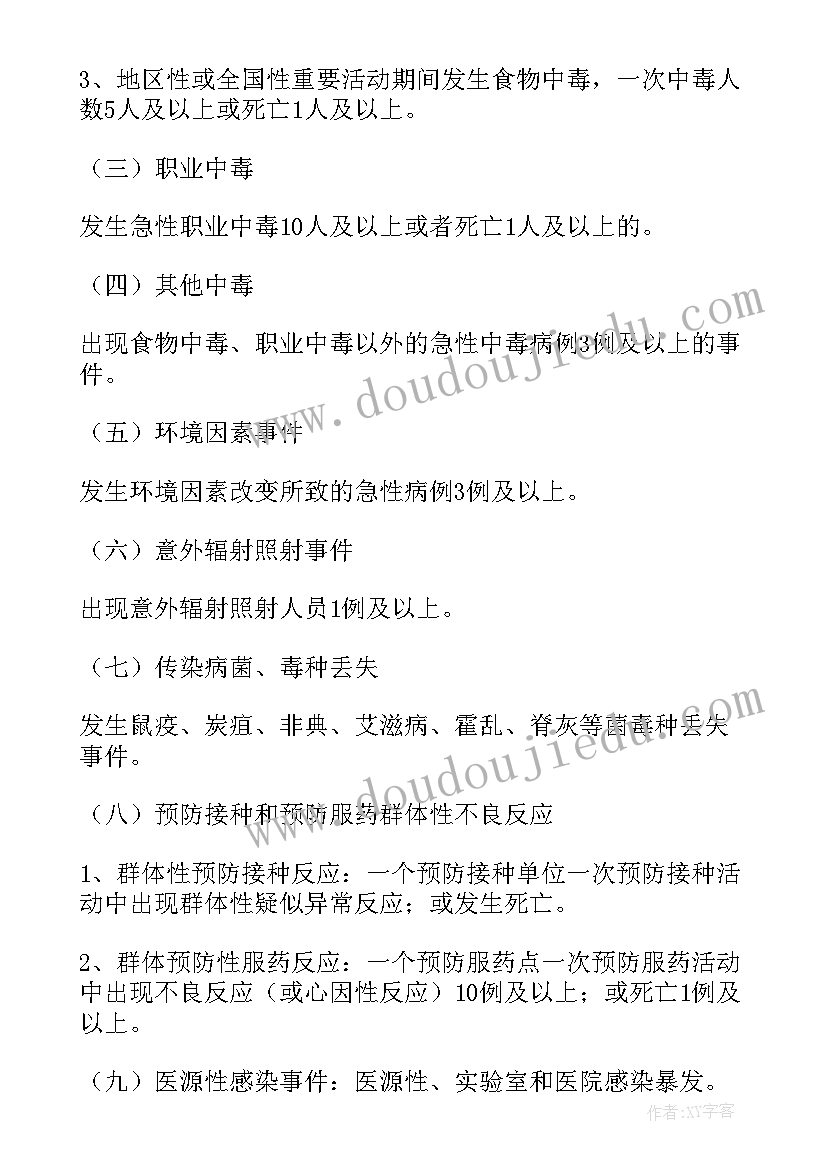 最新突发卫生事件报告的内容有 突发公共卫生事件的报告制度(汇总5篇)