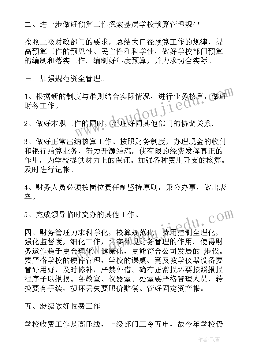 2023年财务出纳工作总结及工作计划(模板5篇)