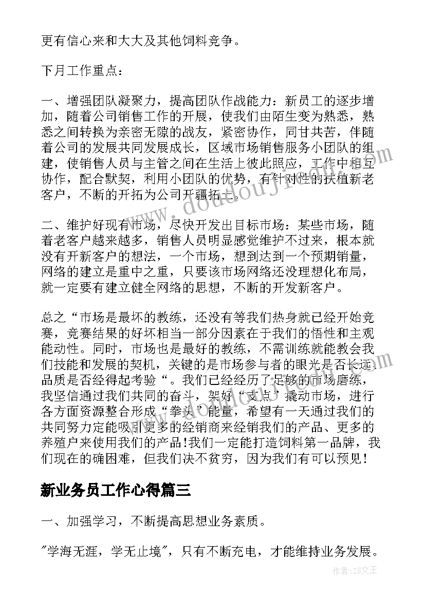 最新新业务员工作心得 业务员年终工作总结(通用9篇)