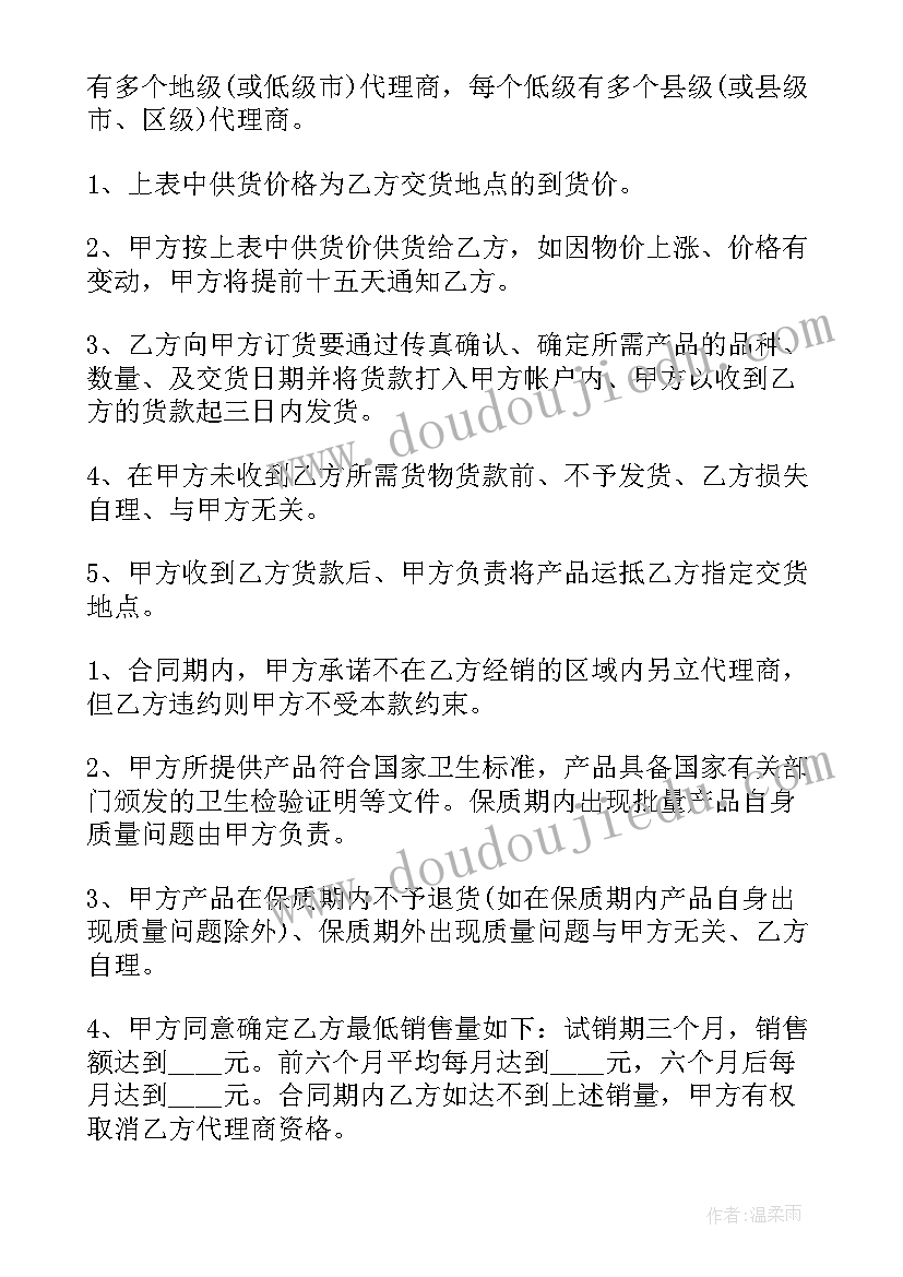 2023年休闲食品代理 食品网络销售代理合同(通用8篇)