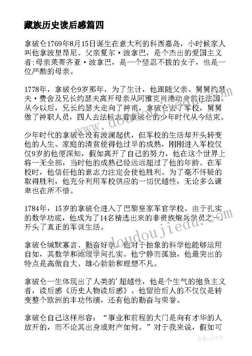 藏族历史读后感(优秀5篇)