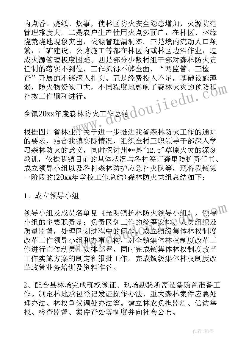 2023年春季防火工作总结(通用6篇)