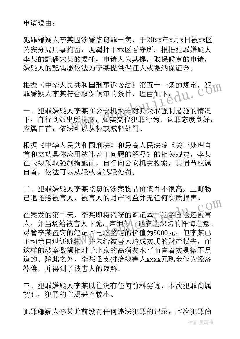 2023年取保候审思想汇报(优质5篇)