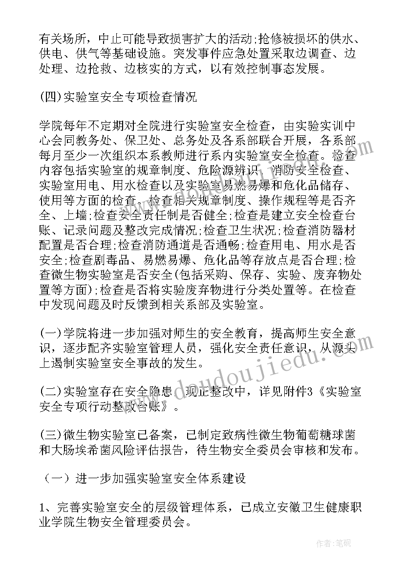 化学实验安全报告格式 化学实验安全实验报告(汇总5篇)