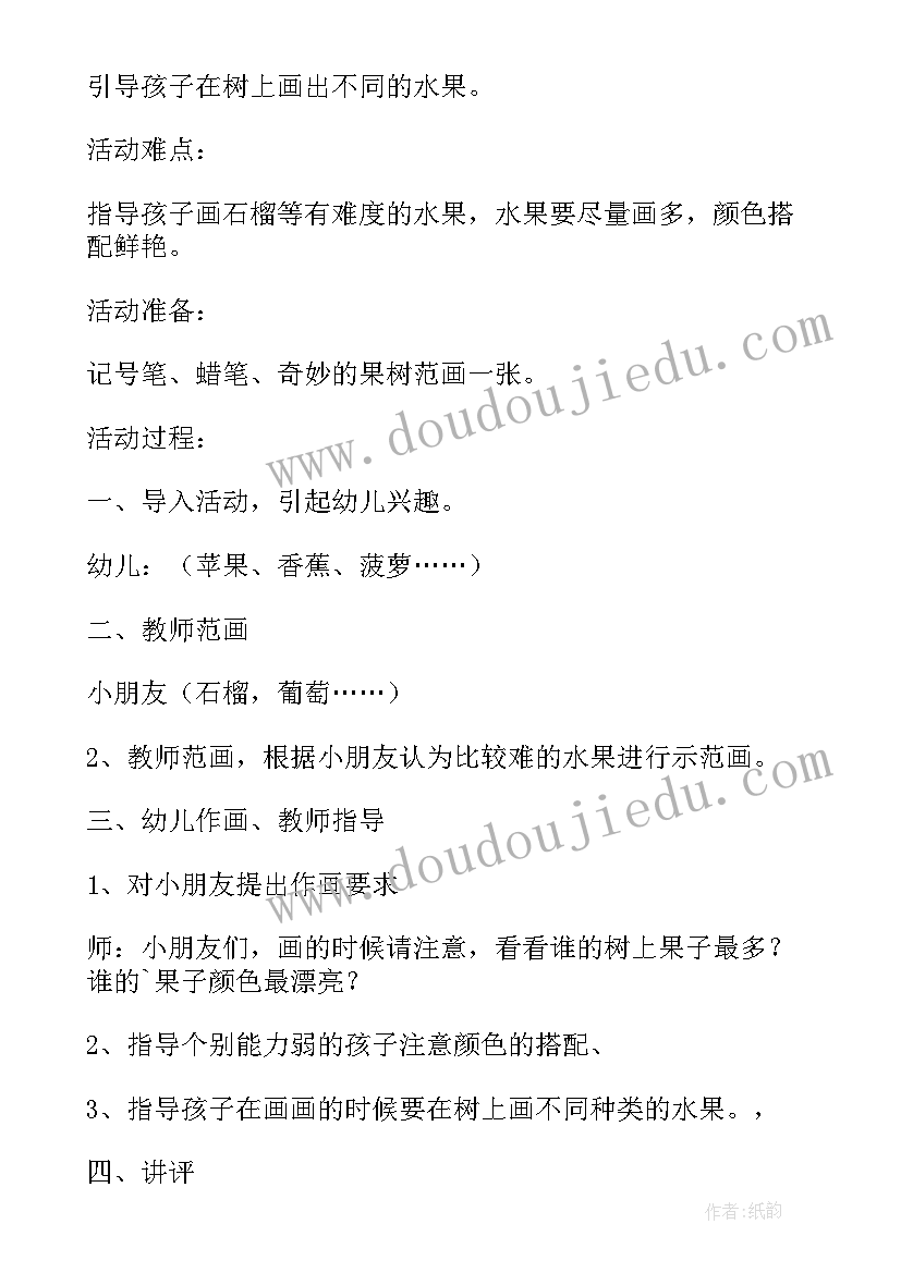 最新大班美术海底真奇妙教学反思与评价 大班美术课教案及教学反思奇妙的果树(通用5篇)