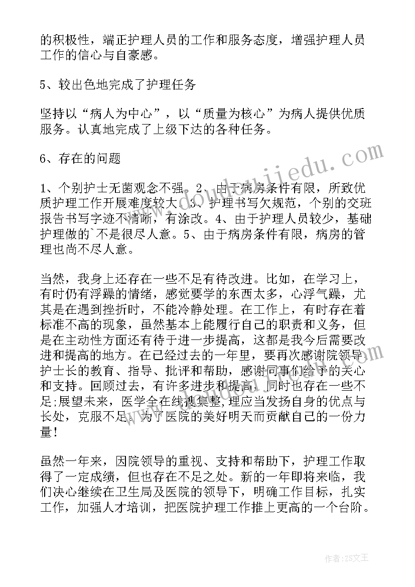 2023年医院护理工作人员年度个人总结(通用12篇)