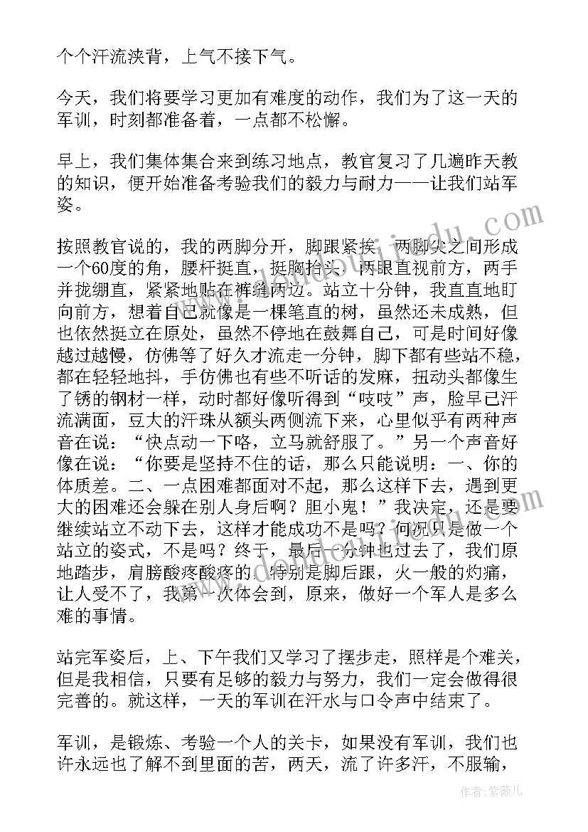 最新高中军训日记(通用8篇)