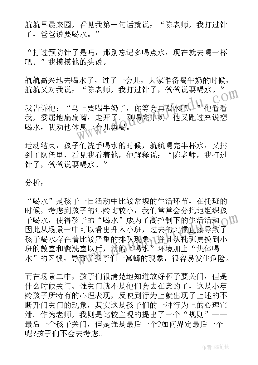 幼儿园中班观察记录总结(精选8篇)