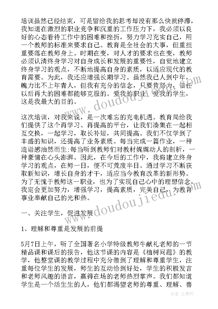 2023年数学教师的培训总结报告(优秀17篇)