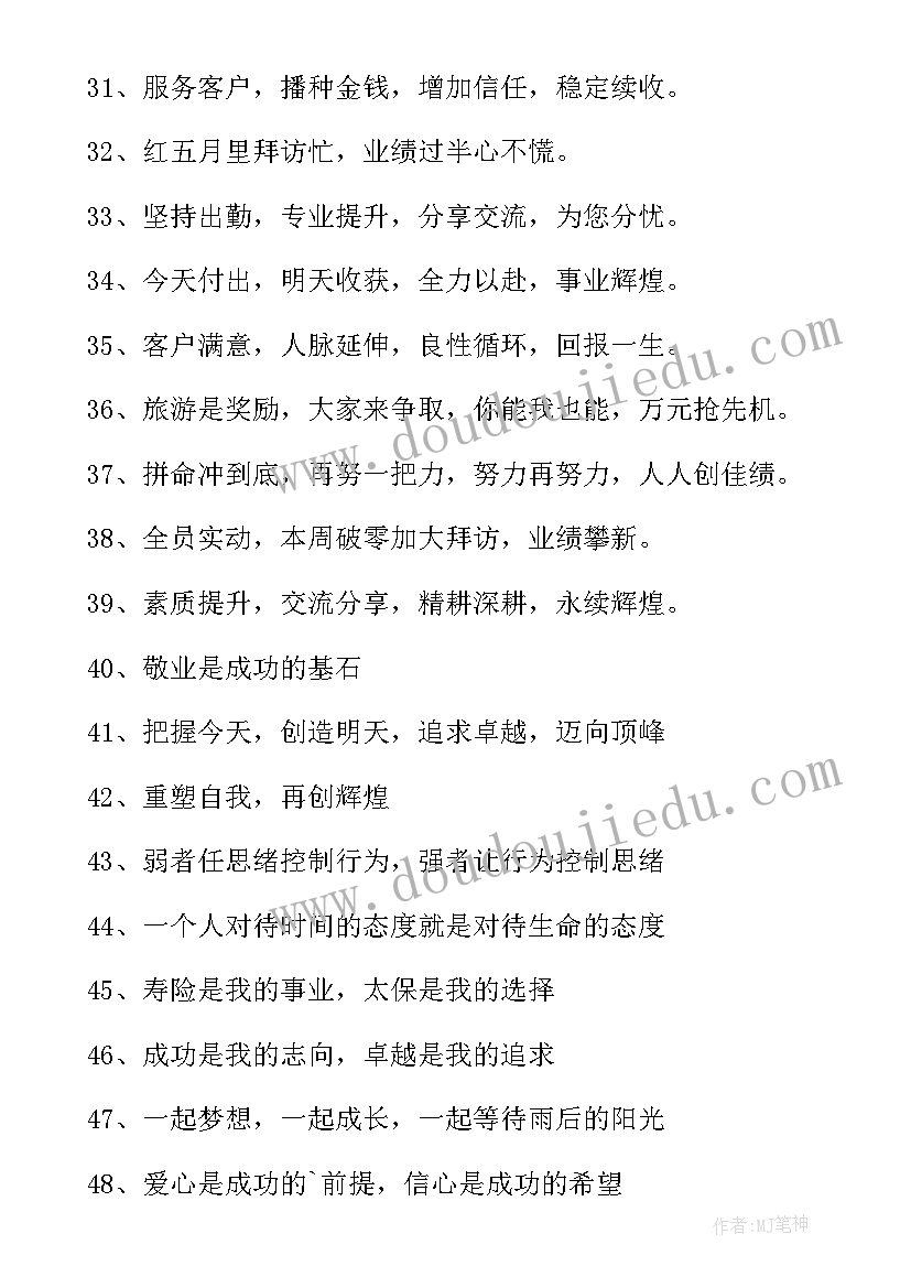 销售团队激励标语(汇总20篇)