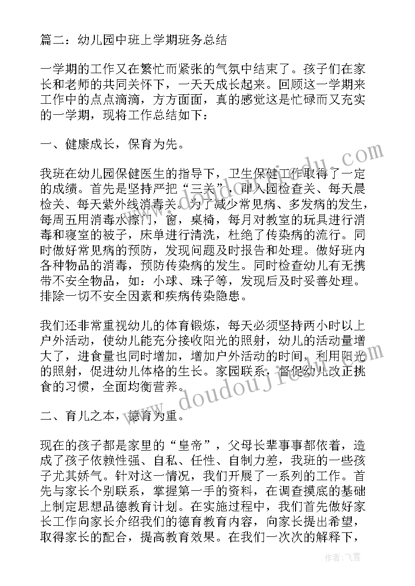 最新幼儿园中班总结会发言稿(优秀20篇)