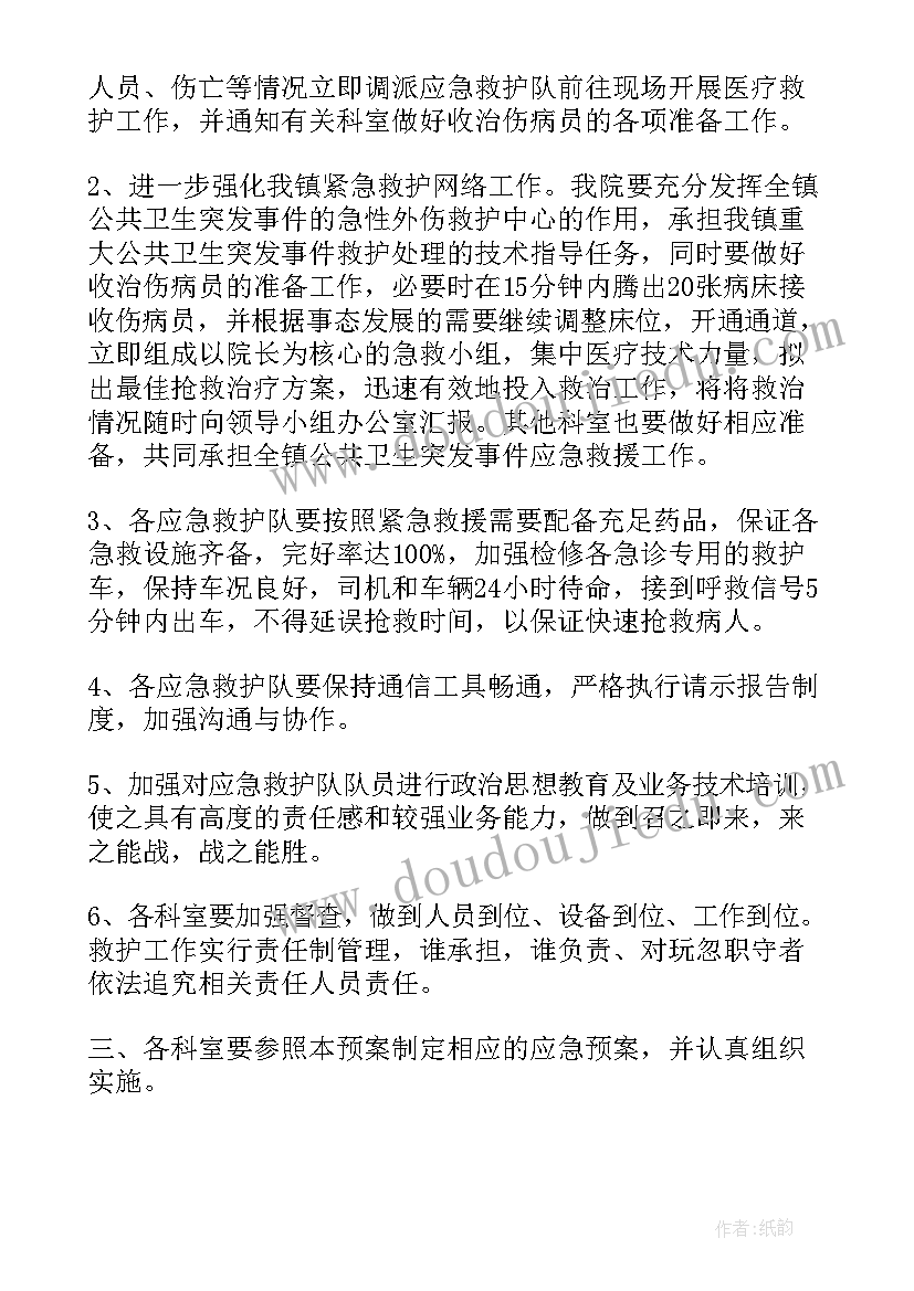 最新医院防汛应急工作预案(优质14篇)